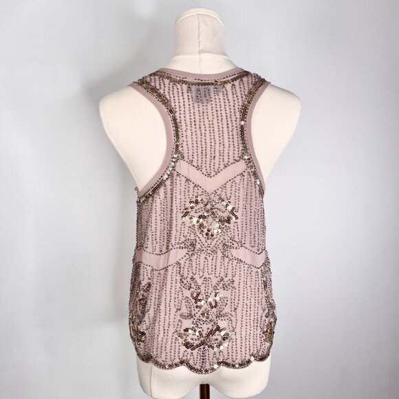 Revamped by Sirens - Grey beaded camisole - Picture 6 of 7